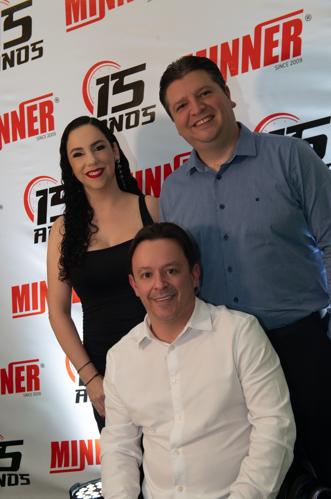 Marielle, Magnus e Douglas — fundação da Minner